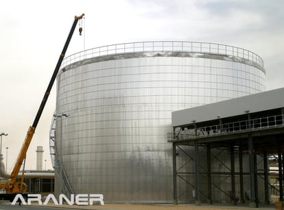 ARANER’s Thermal Energy Storage tank