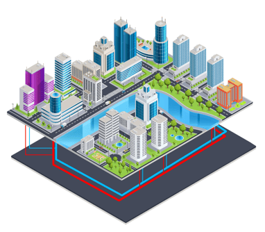 ARANER’s seawater District Cooling Network system