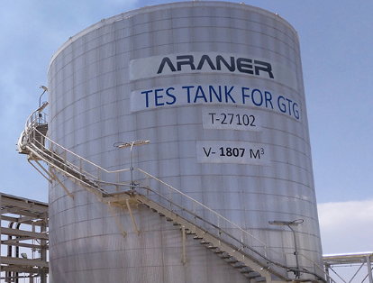 TES Tank for G2G at Badra Oil Field Iraq
