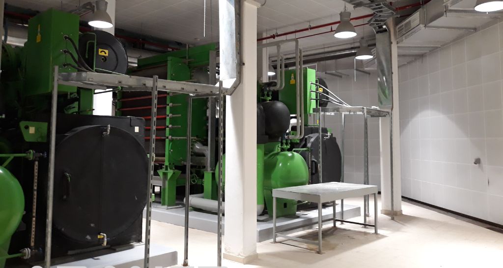 Seawater heat pumps to increase efficiency in buildings